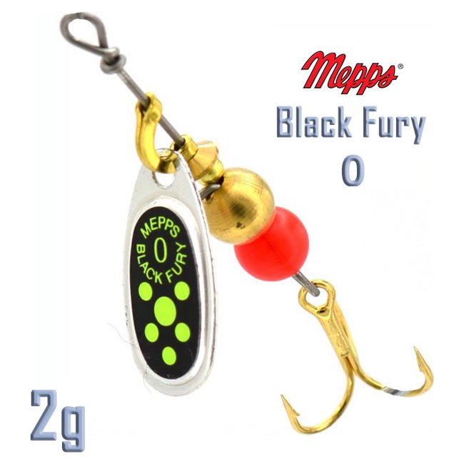Black Fury 0 Silver-Chartreuse