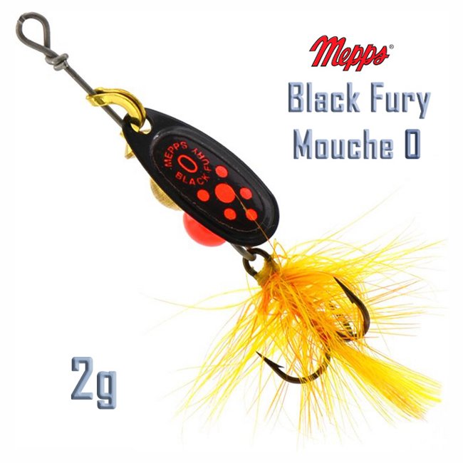 Black Fury Mouche 0 Black-Orange