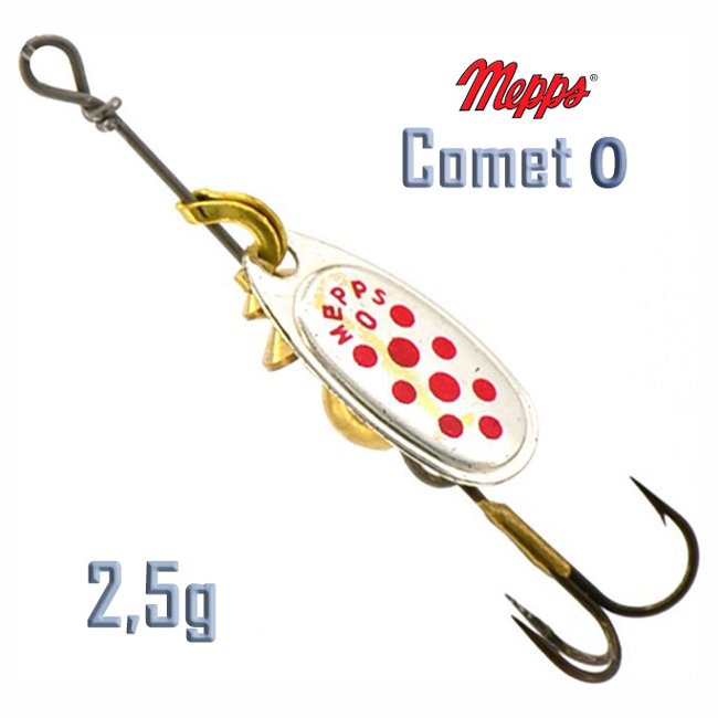 Comet 0 Silver Red