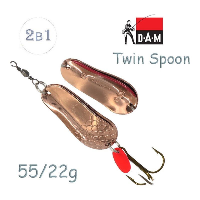 FZ Twin Spoon 22g 5018222 Copper/Copper