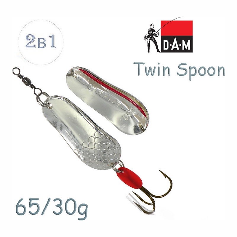 FZ Twin Spoon 30g 5018030 Silver/Silver