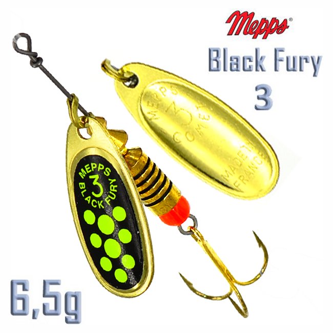 Black Fury 3 Gold-Chartreuse
