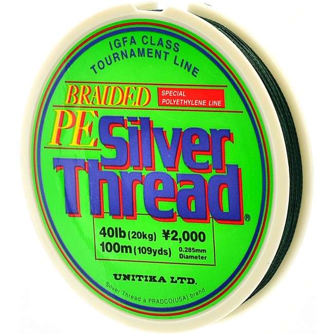 Braided PE Silver Thread 0,285*100m/20kg