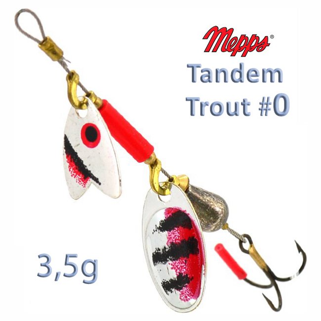 Tandem Trout 0 BL Ag/Red