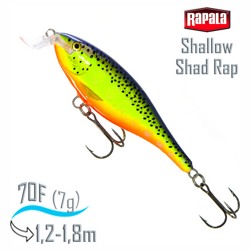 SSR07 HS Shallow Shad Rap . - фото