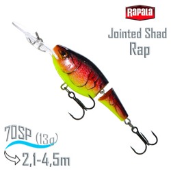 JSR07 RFCW Jointed Shad Rap - фото