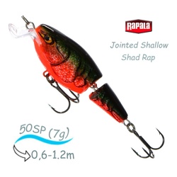 JSSR05 RCW Jointed Shallow Shad Rap - фото