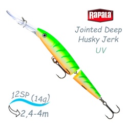 JDHJ12 GTU Jointed Deep Husky Jerk - фото