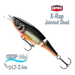 XJS13 HLW X-Rap Jointed Shad - фото