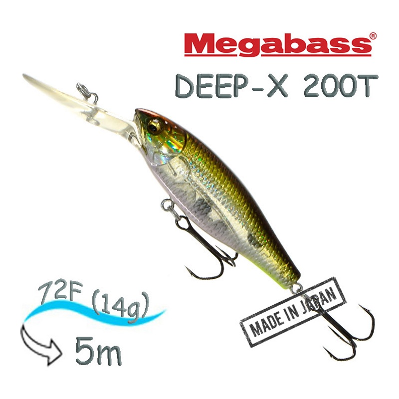 Воблер Megabass DEEP-X 200T 07 (HT ITO Tennessee Shad)