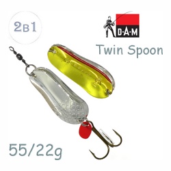 FZ Twin Spoon 22g 5018122 Silver/Gold - фото