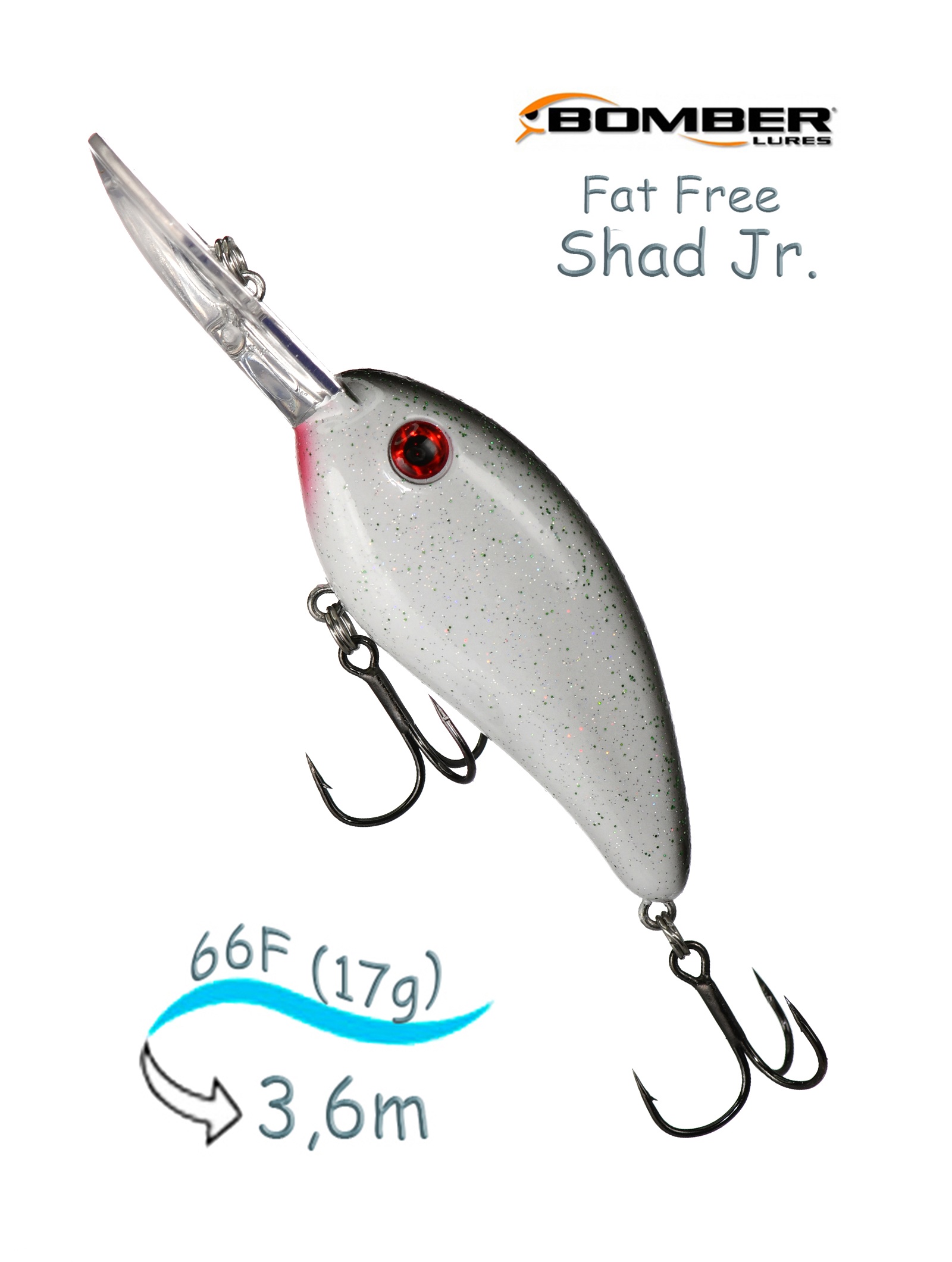 BD6 FESP Fat Free Shad Jr