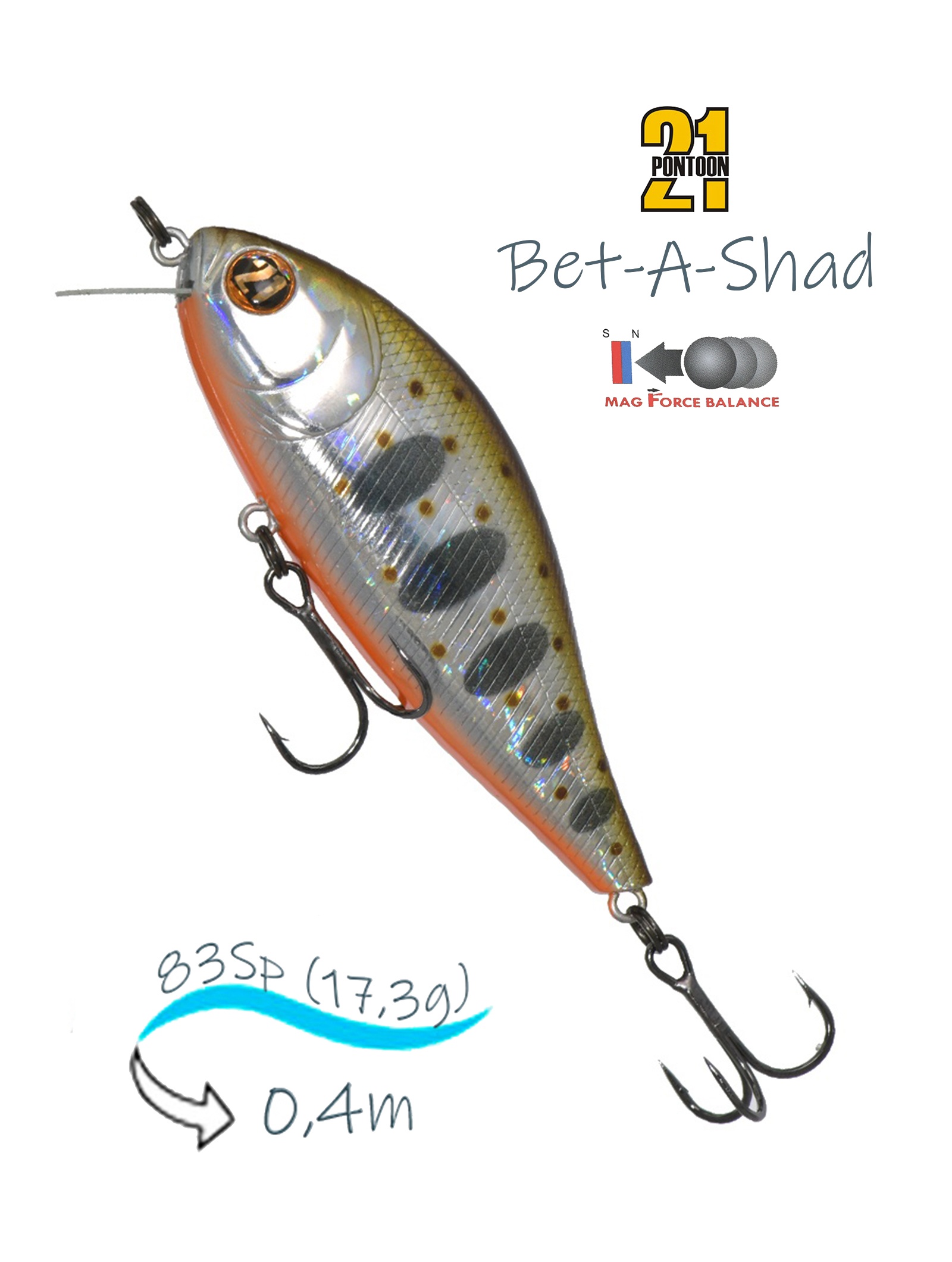 Bet-A-Shad 83 SP-SR 050 - фото