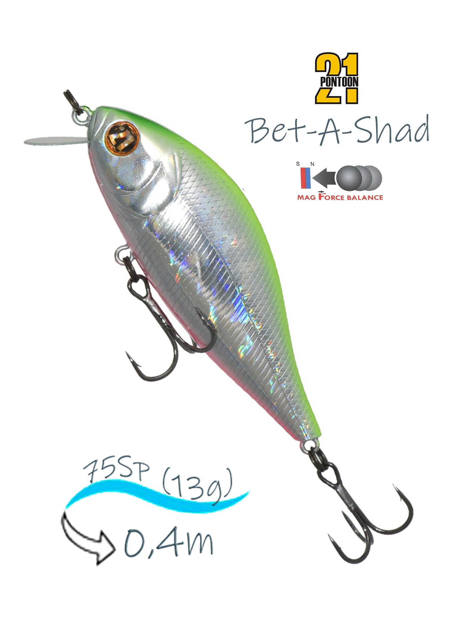 Bet-A-Shad 75 SP-SR A62