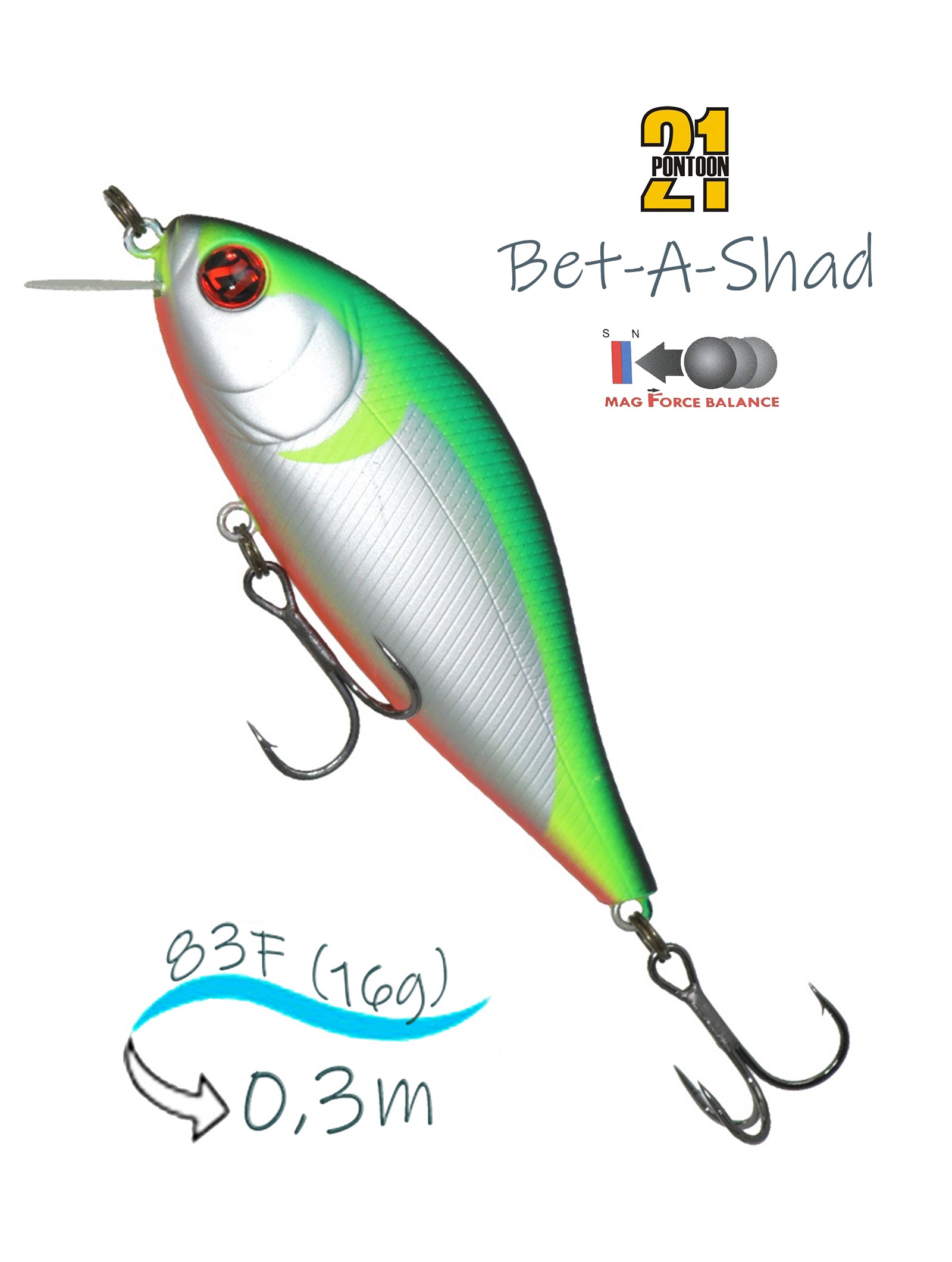Bet-A-Shad 83 F-SR R37 - фото