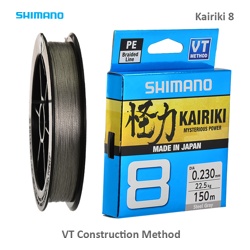 Shimano Kairiki 8 Steel Gray 0,230-150m - фото