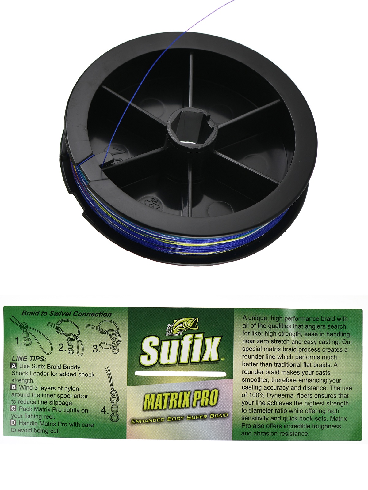 Sufix Matrix Pro 0,18*100 Multi Color *6