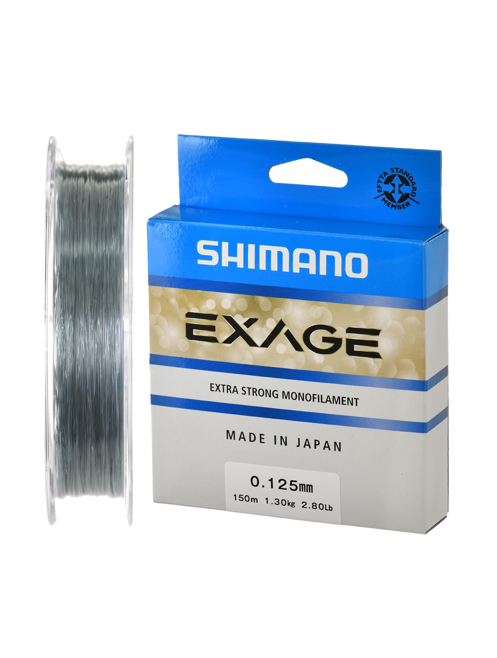 Exage 150m 0,125mm Steel grey