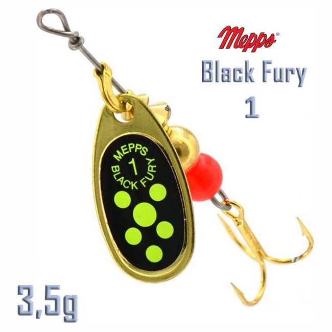 Black Fury 1 Gold/Chartreuse