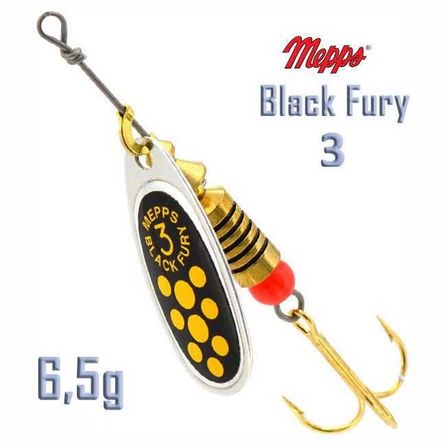 Black Fury 3 Silver-Yellow - фото
