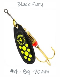 Black Fury 4 Black-Chartreuse - фото