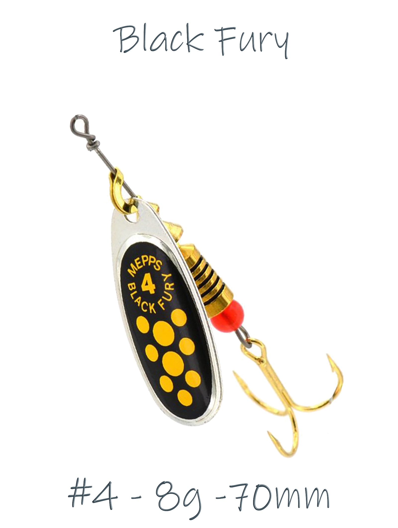 Blister Black Fury 4 Silver-Yellow