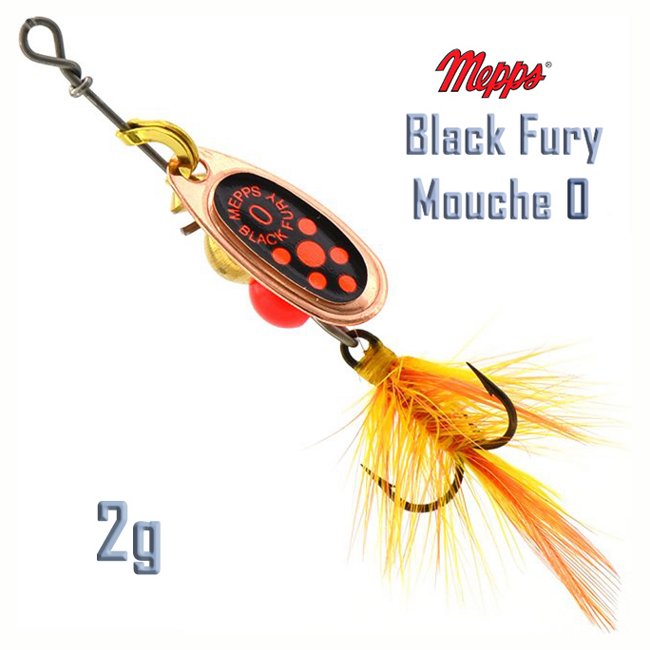 Black Fury Mouche 0 Copper-Orange
