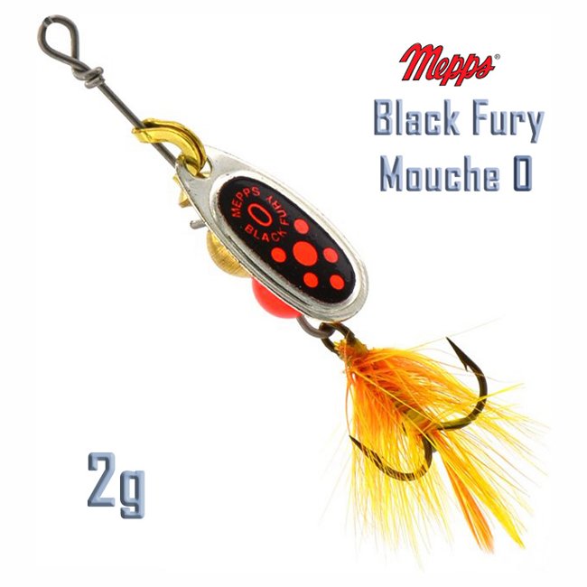 Black Fury Mouche 0 Silver-Orange