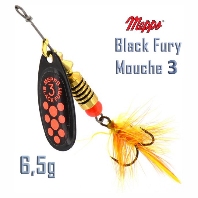 Black Fury Mouche Or 3 BL