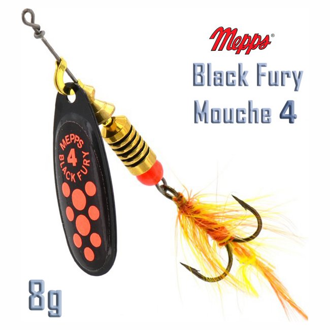 Black Fury Mouche Or 4 BL