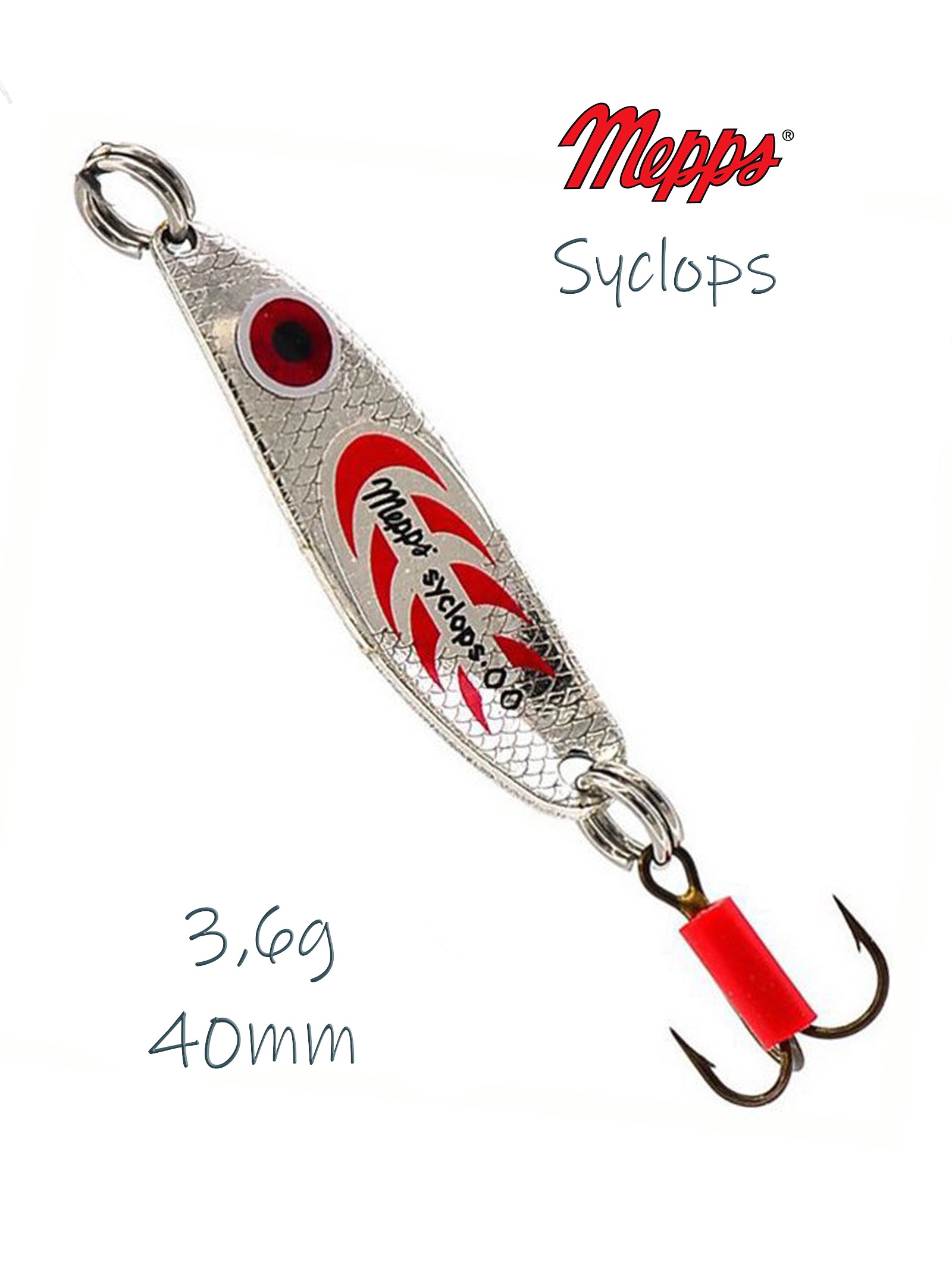 Syclops  00 Silver-Red - фото