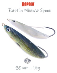 RMSR08 PK Rattlin Minnow Spoon - фото
