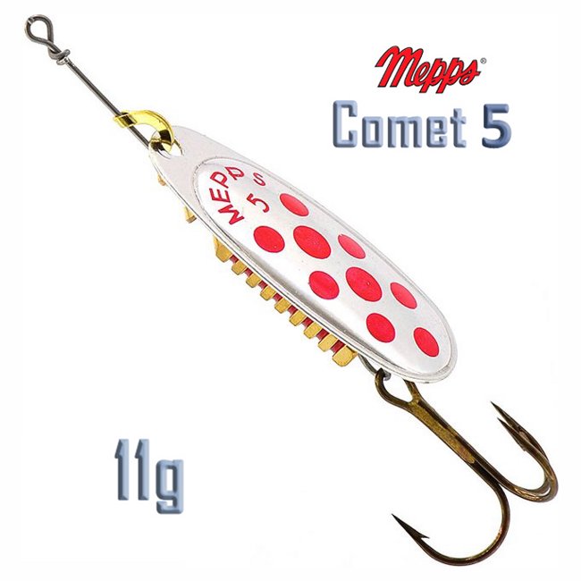 Comet 5 Silver Red