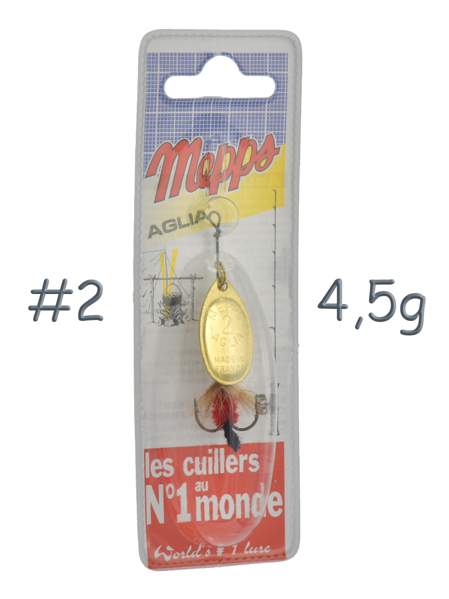 Blister Aglia Mouche 2 Gold-Red Fly