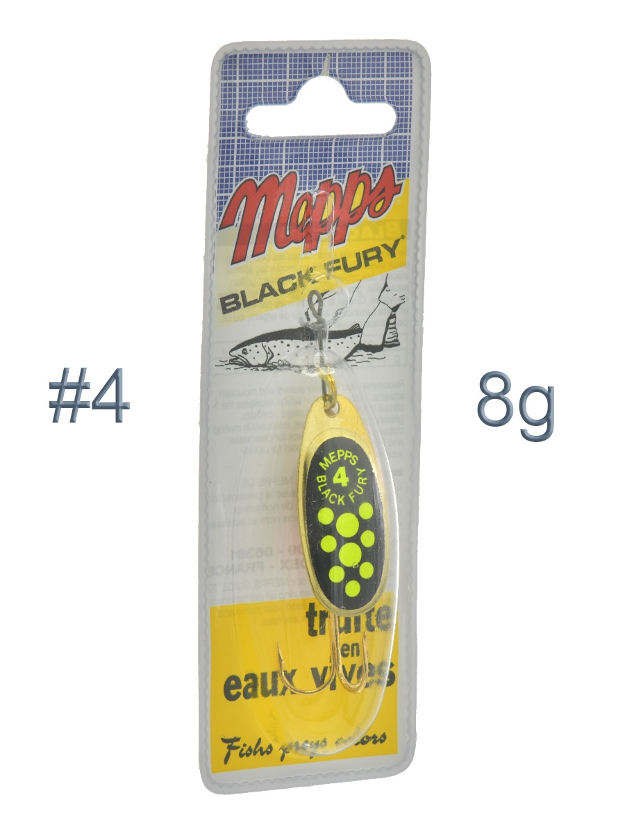 Blister Black Fury 4 Gold-Chartreuse