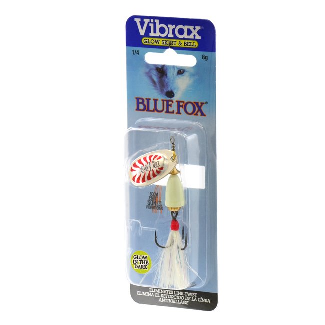 Блесна вращающаяся Blue Fox BFGVS3 GL Vibrax Glow