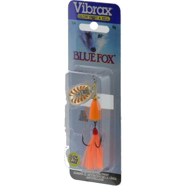 Блесна вращающаяся Blue Fox BFGVS3 GLO Vibrax Glow
