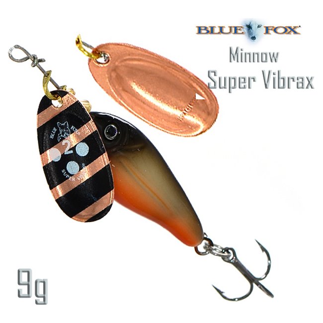 Блесна вращающаяся Blue Fox BFMSV2 CB Minnow Super Vibrax