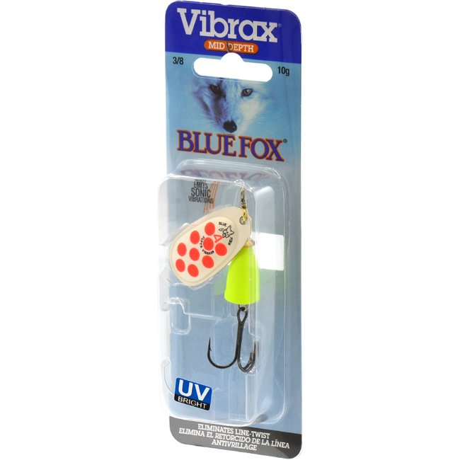 Блесна вращающаяся Blue Fox BFU4 SOYU Vibrax UV