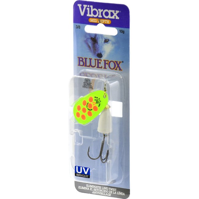Блесна вращающаяся Blue Fox BFU4 YOPU Vibrax UV