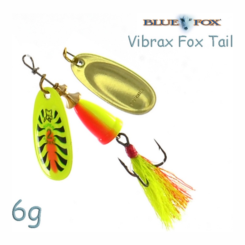 Блесна вращающаяся Blue Fox BFX2 FTX Vibrax Fox Tail