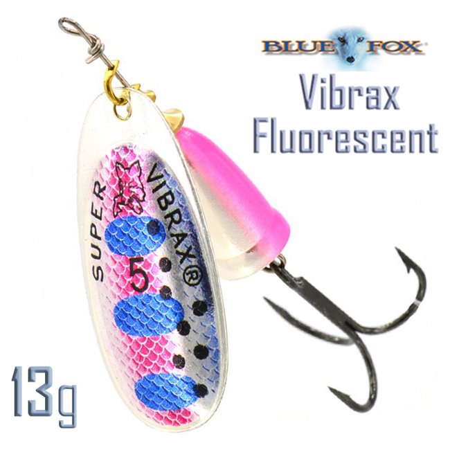 Блесна вращающаяся Blue Fox BFF5 RT Vibrax Fluorescent