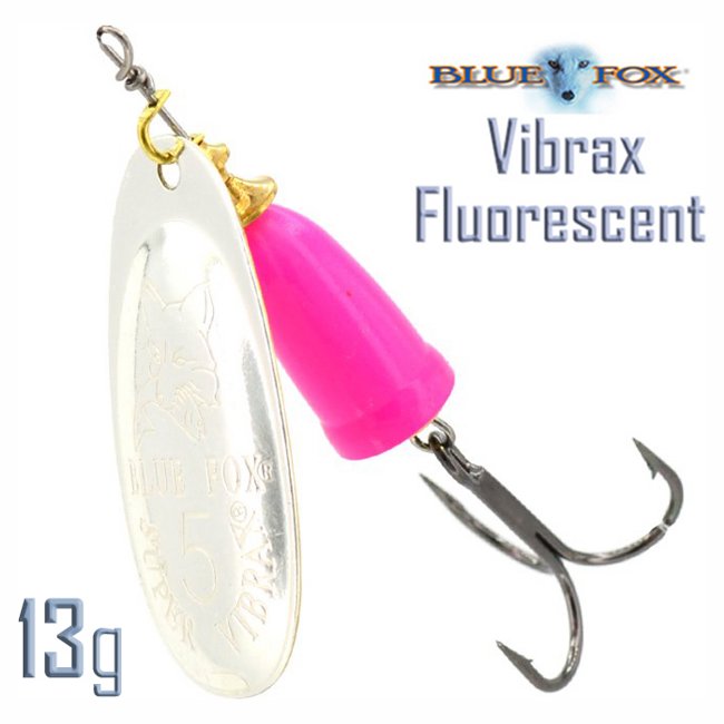 Блесна вращающаяся Blue Fox BFF5 SFP Vibrax Fluorescent