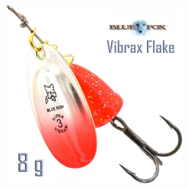 Блесна вращающаяся Blue Fox BFFL3 OCCB Vibrax Flake