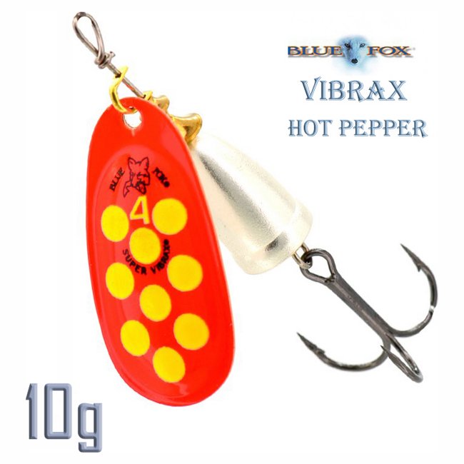 Блесна вращающаяся Blue Fox BFS4 FRY Vibrax Hot Pepper