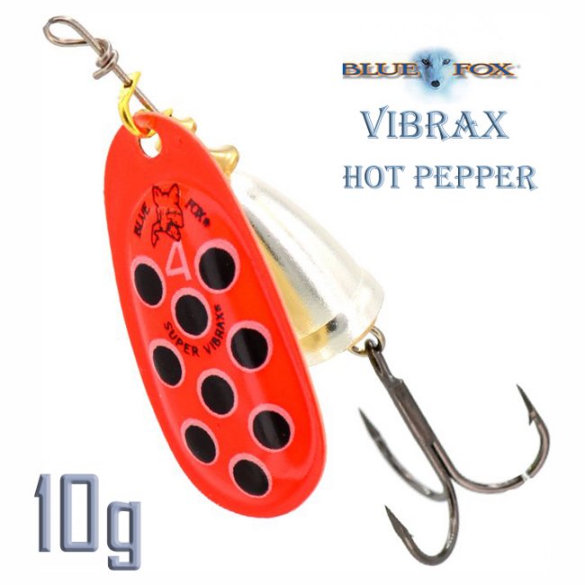 Блесна вращающаяся Blue Fox BFS4 RBS Vibrax Hot Pepper
