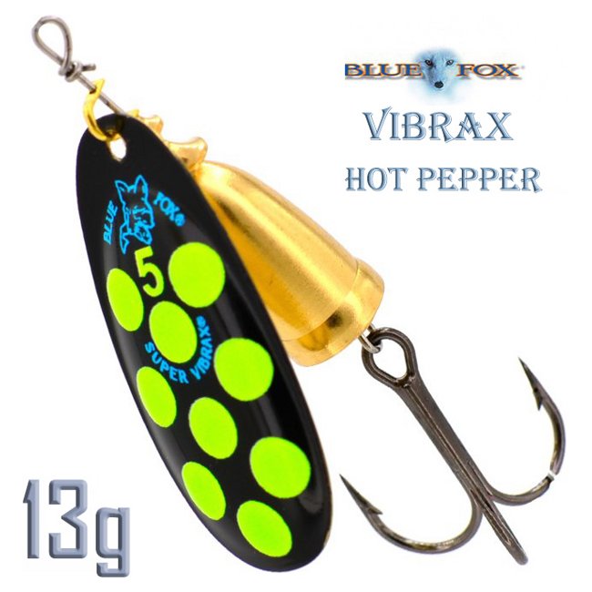 Блесна Blue Fox BFS5 BYY Vibrax Hot Pepper .