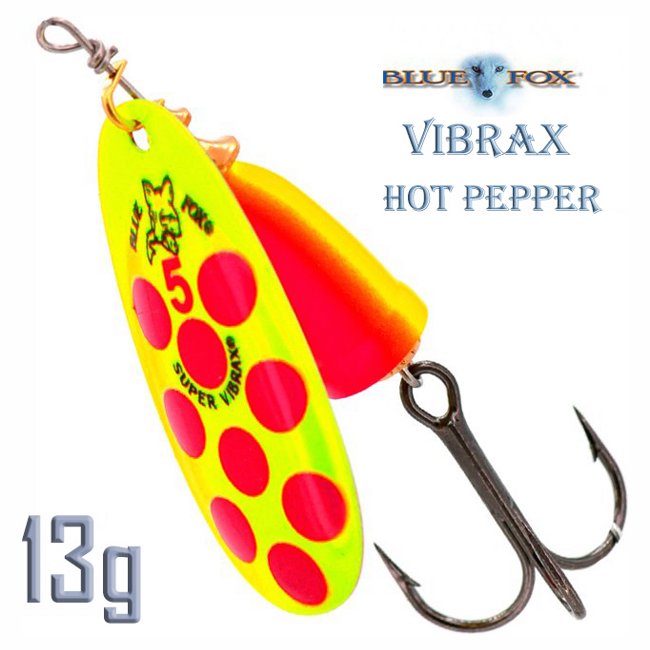 Блесна вращающаяся Blue Fox BFS5 CLN Vibrax Hot Pepper
