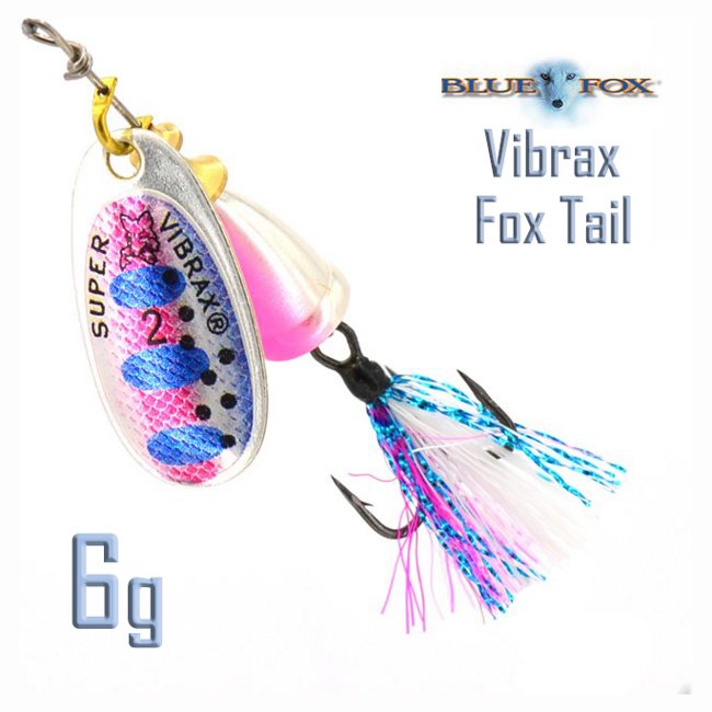 Блесна вращающаяся Blue Fox BFX2 RTX Vibrax Fox Tail