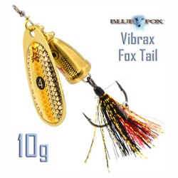 Блесна вращающаяся Blue Fox BFX4 GSDX Vibrax Fox Tail
